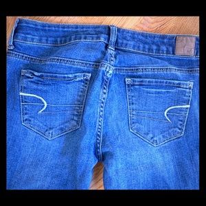 american eagle short jeans inseam